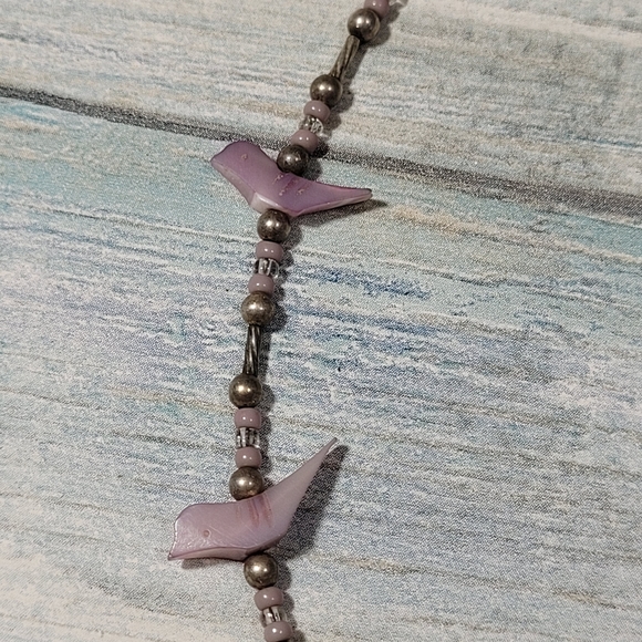 Vintage Birds beads Necklace. - Picture 2 of 10